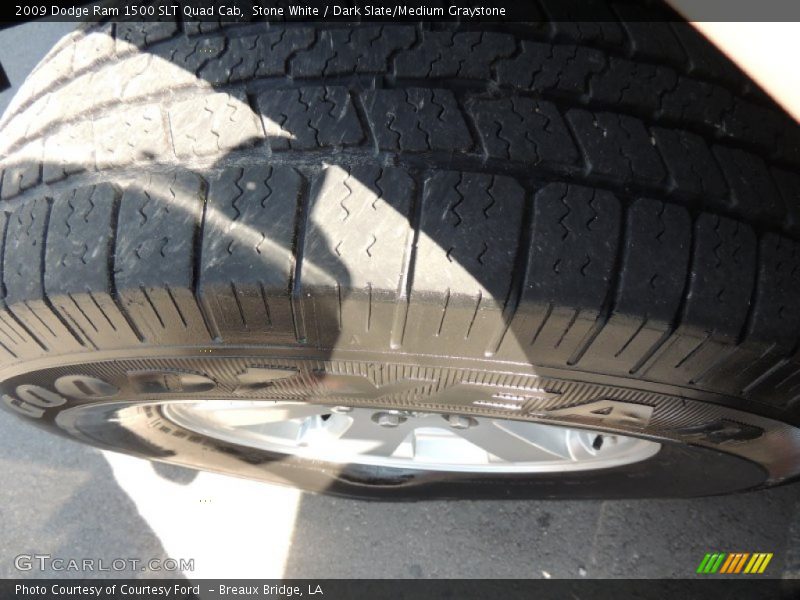 Stone White / Dark Slate/Medium Graystone 2009 Dodge Ram 1500 SLT Quad Cab