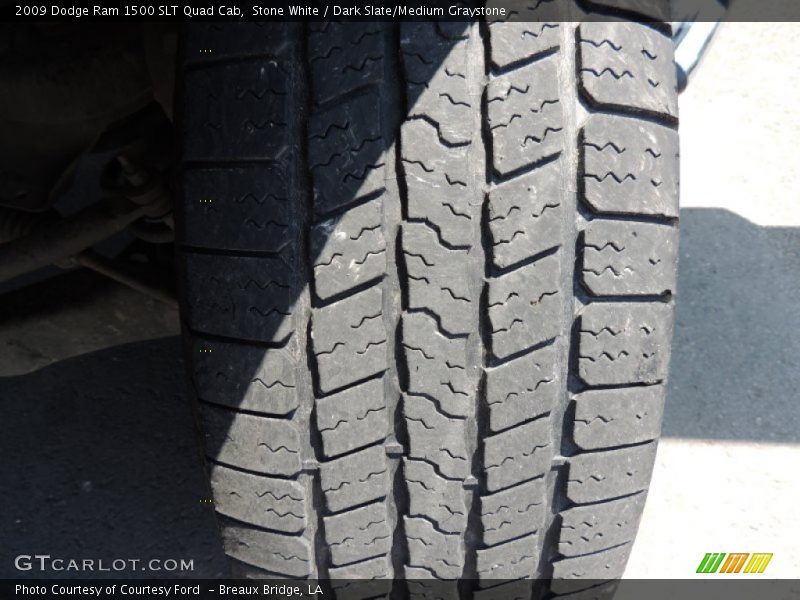 Stone White / Dark Slate/Medium Graystone 2009 Dodge Ram 1500 SLT Quad Cab