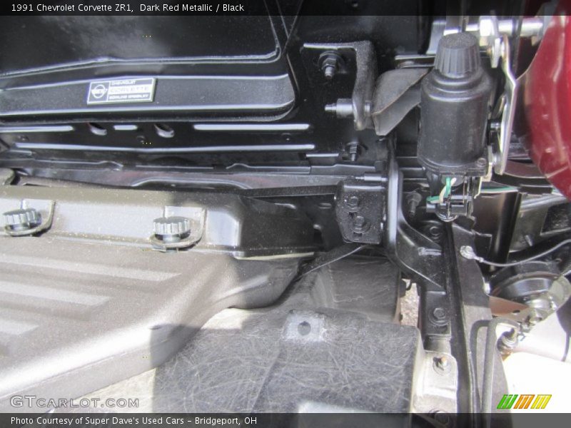 Dark Red Metallic / Black 1991 Chevrolet Corvette ZR1