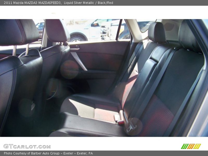 Liquid Silver Metallic / Black/Red 2011 Mazda MAZDA3 MAZDASPEED3