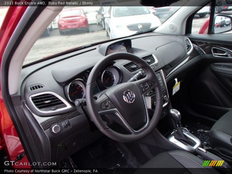 Ruby Red Metallic / Ebony 2013 Buick Encore AWD