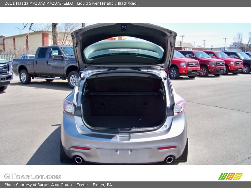Liquid Silver Metallic / Black/Red 2011 Mazda MAZDA3 MAZDASPEED3