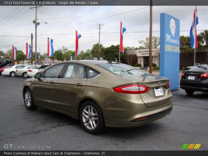 Ginger Ale Metallic / Dune 2013 Ford Fusion SE 1.6 EcoBoost