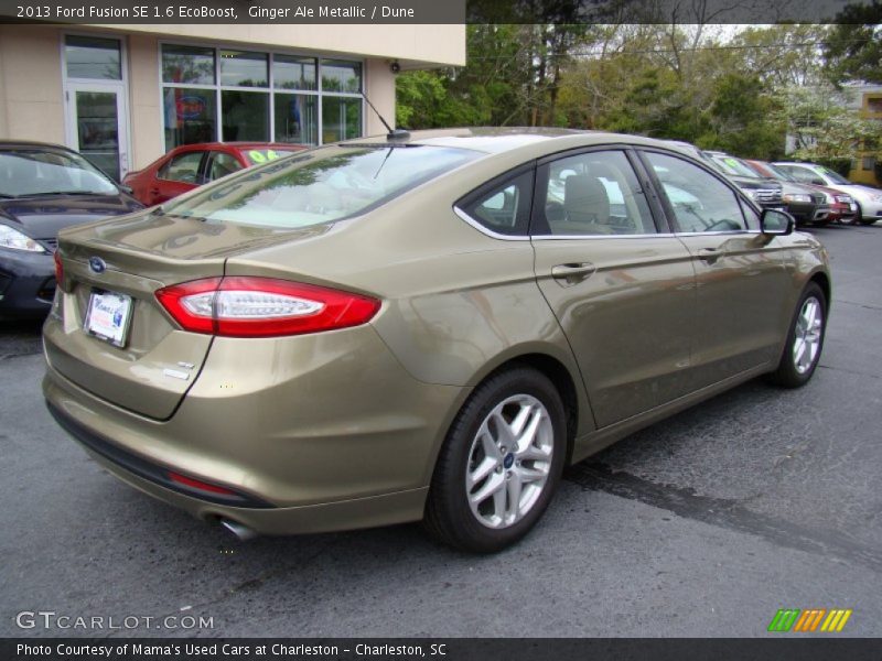 Ginger Ale Metallic / Dune 2013 Ford Fusion SE 1.6 EcoBoost