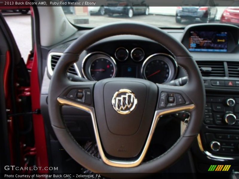 Ruby Red Metallic / Ebony 2013 Buick Encore AWD