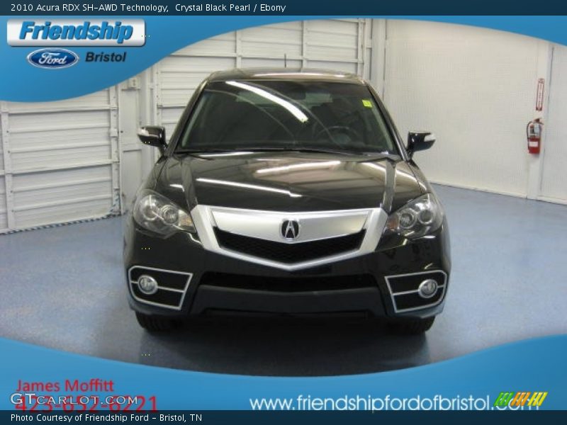 Crystal Black Pearl / Ebony 2010 Acura RDX SH-AWD Technology