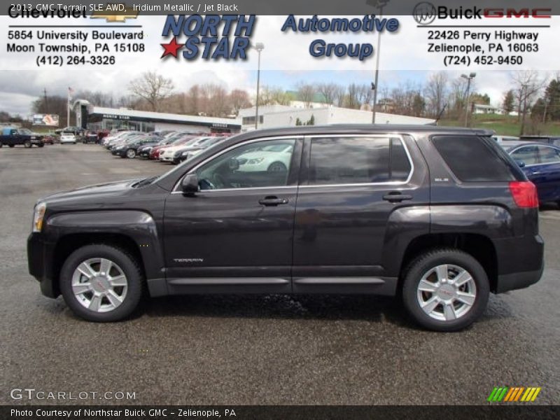 Iridium Metallic / Jet Black 2013 GMC Terrain SLE AWD