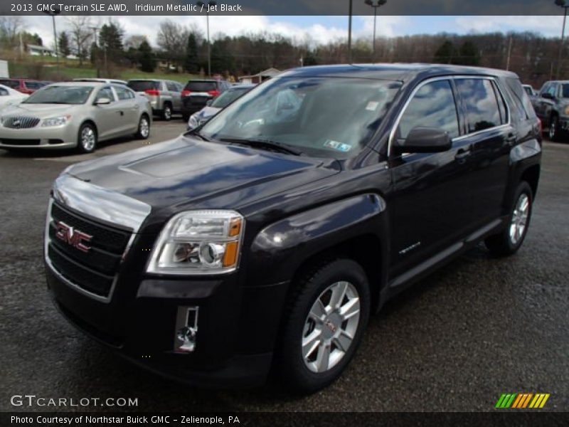Iridium Metallic / Jet Black 2013 GMC Terrain SLE AWD