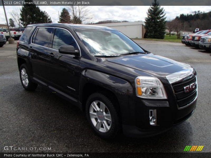 Iridium Metallic / Jet Black 2013 GMC Terrain SLE AWD