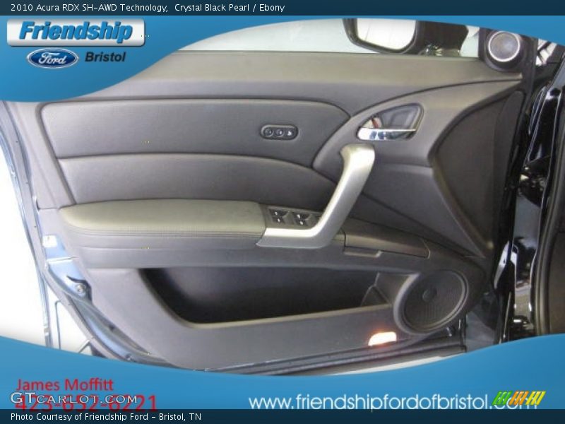 Crystal Black Pearl / Ebony 2010 Acura RDX SH-AWD Technology