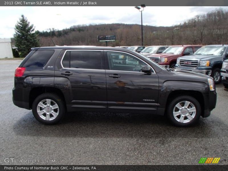 Iridium Metallic / Jet Black 2013 GMC Terrain SLE AWD