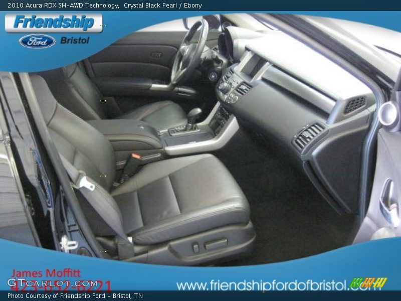 Crystal Black Pearl / Ebony 2010 Acura RDX SH-AWD Technology