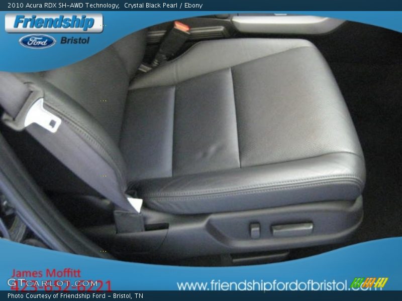 Crystal Black Pearl / Ebony 2010 Acura RDX SH-AWD Technology