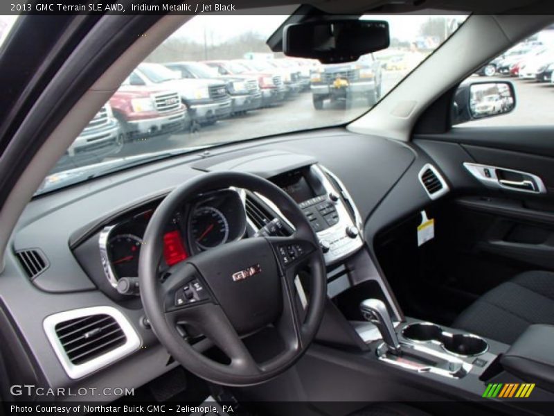 Iridium Metallic / Jet Black 2013 GMC Terrain SLE AWD