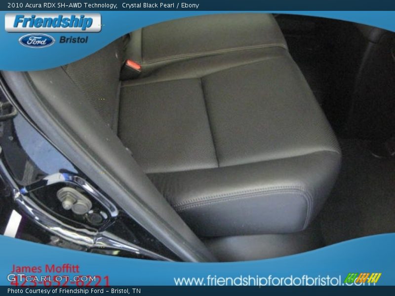 Crystal Black Pearl / Ebony 2010 Acura RDX SH-AWD Technology