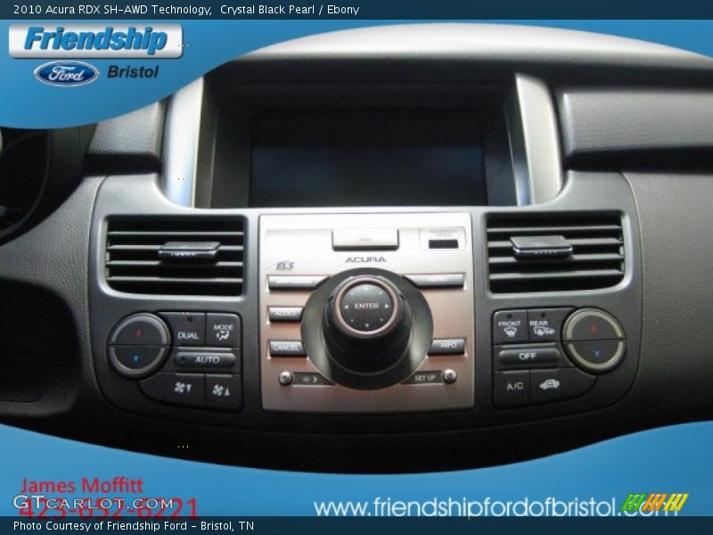 Crystal Black Pearl / Ebony 2010 Acura RDX SH-AWD Technology