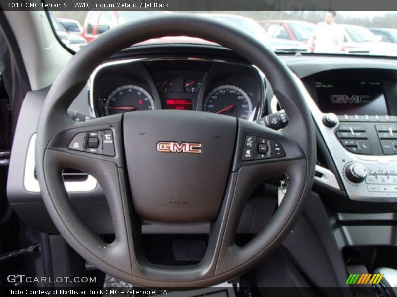Iridium Metallic / Jet Black 2013 GMC Terrain SLE AWD