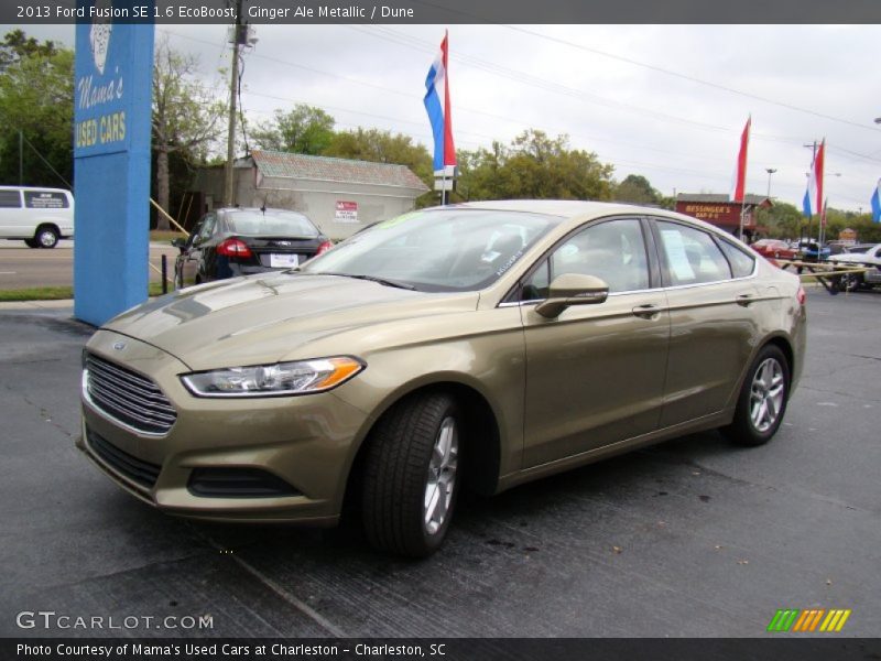 Ginger Ale Metallic / Dune 2013 Ford Fusion SE 1.6 EcoBoost