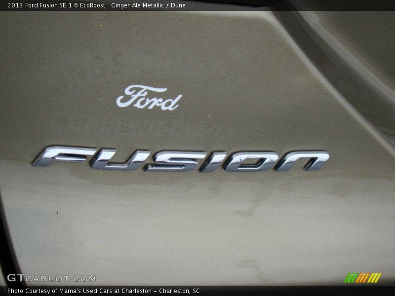 Ginger Ale Metallic / Dune 2013 Ford Fusion SE 1.6 EcoBoost