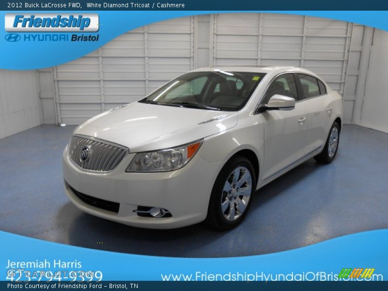 White Diamond Tricoat / Cashmere 2012 Buick LaCrosse FWD