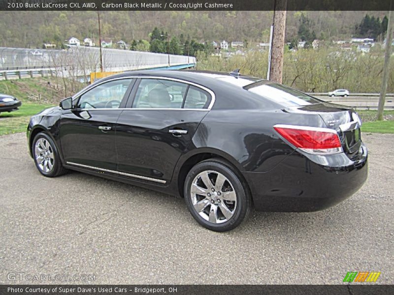 Carbon Black Metallic / Cocoa/Light Cashmere 2010 Buick LaCrosse CXL AWD