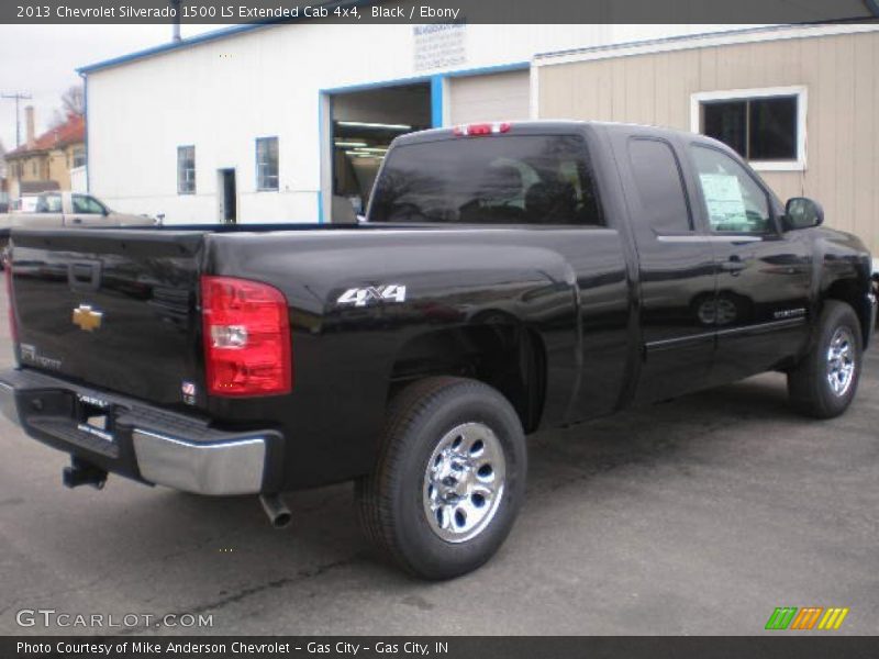 Black / Ebony 2013 Chevrolet Silverado 1500 LS Extended Cab 4x4