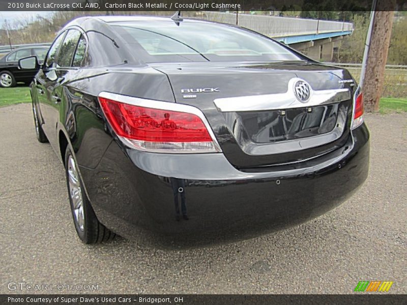 Carbon Black Metallic / Cocoa/Light Cashmere 2010 Buick LaCrosse CXL AWD