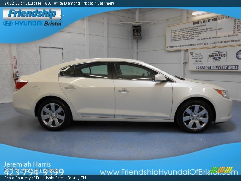 White Diamond Tricoat / Cashmere 2012 Buick LaCrosse FWD