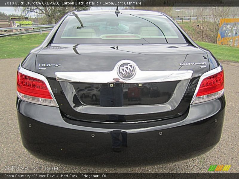 Carbon Black Metallic / Cocoa/Light Cashmere 2010 Buick LaCrosse CXL AWD