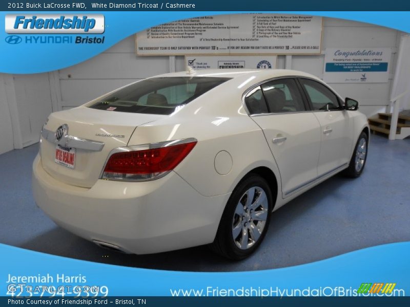 White Diamond Tricoat / Cashmere 2012 Buick LaCrosse FWD