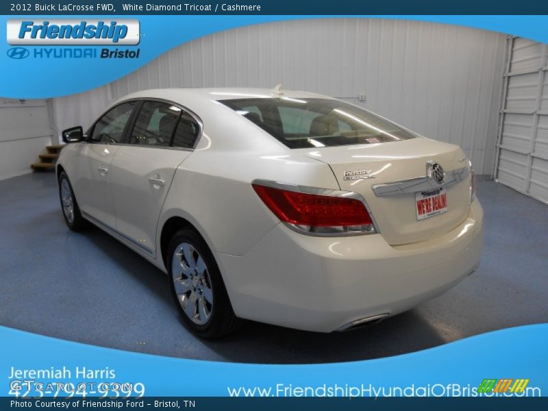 White Diamond Tricoat / Cashmere 2012 Buick LaCrosse FWD