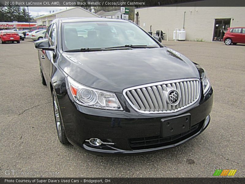 Carbon Black Metallic / Cocoa/Light Cashmere 2010 Buick LaCrosse CXL AWD