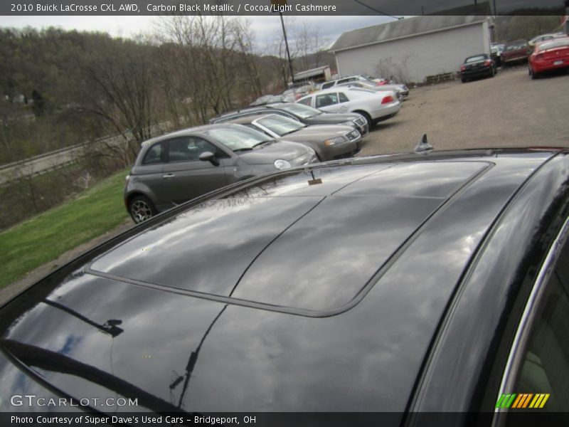 Carbon Black Metallic / Cocoa/Light Cashmere 2010 Buick LaCrosse CXL AWD
