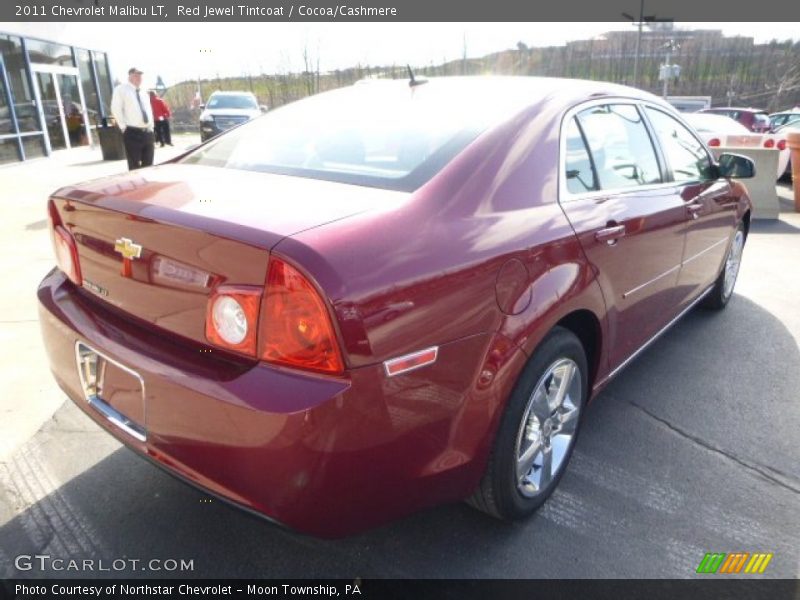 Red Jewel Tintcoat / Cocoa/Cashmere 2011 Chevrolet Malibu LT