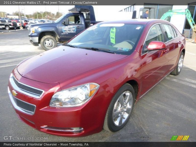 Red Jewel Tintcoat / Cocoa/Cashmere 2011 Chevrolet Malibu LT
