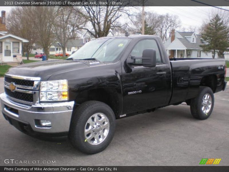 Black / Ebony 2013 Chevrolet Silverado 3500HD LT Regular Cab 4x4