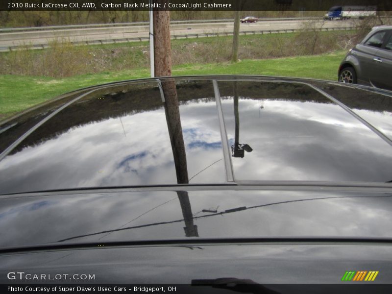 Carbon Black Metallic / Cocoa/Light Cashmere 2010 Buick LaCrosse CXL AWD