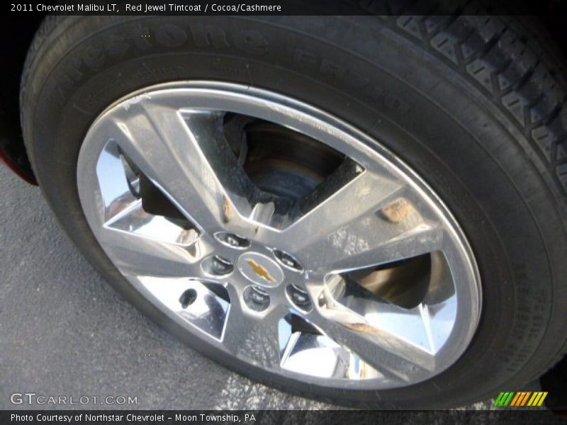 Red Jewel Tintcoat / Cocoa/Cashmere 2011 Chevrolet Malibu LT
