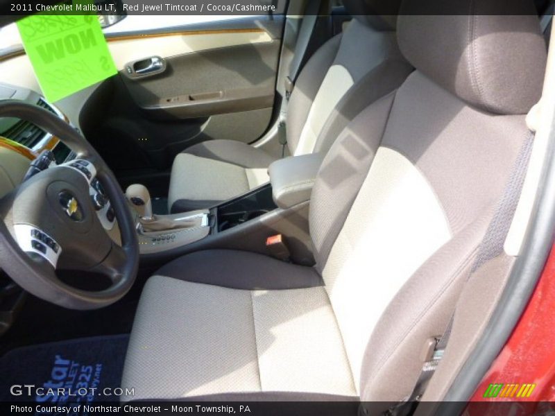 Red Jewel Tintcoat / Cocoa/Cashmere 2011 Chevrolet Malibu LT
