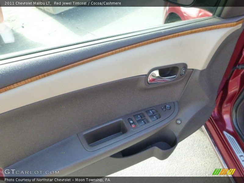 Red Jewel Tintcoat / Cocoa/Cashmere 2011 Chevrolet Malibu LT
