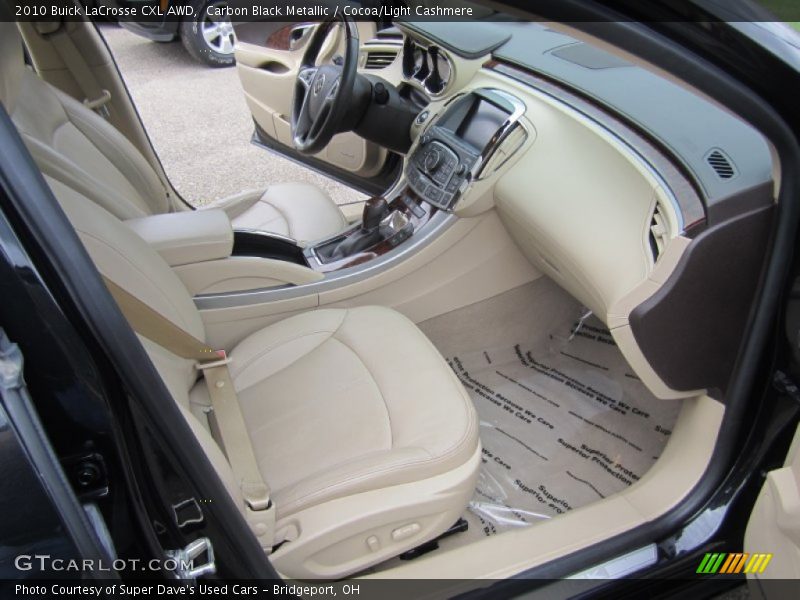 Carbon Black Metallic / Cocoa/Light Cashmere 2010 Buick LaCrosse CXL AWD