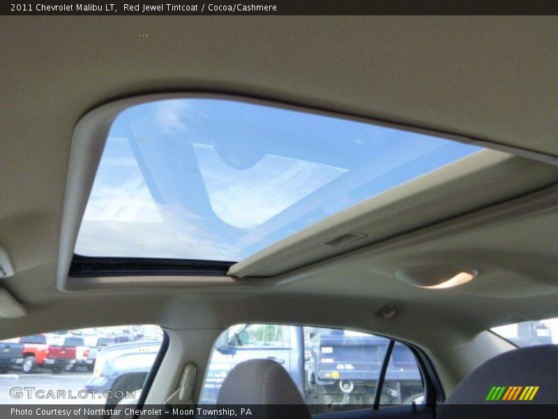 Red Jewel Tintcoat / Cocoa/Cashmere 2011 Chevrolet Malibu LT