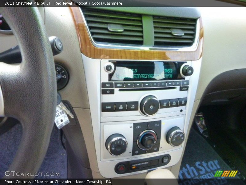 Red Jewel Tintcoat / Cocoa/Cashmere 2011 Chevrolet Malibu LT