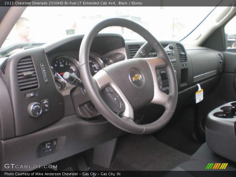  2013 Silverado 2500HD Bi-Fuel LT Extended Cab 4x4 Steering Wheel