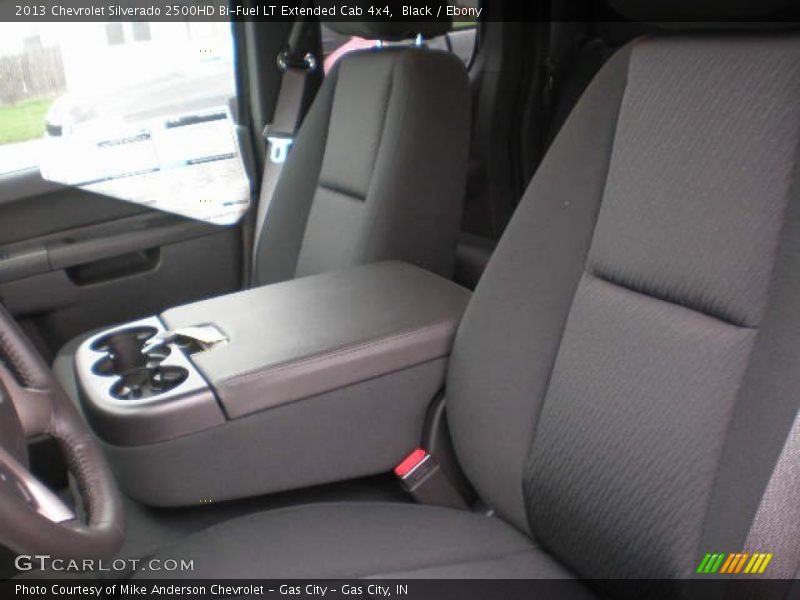 Front Seat of 2013 Silverado 2500HD Bi-Fuel LT Extended Cab 4x4