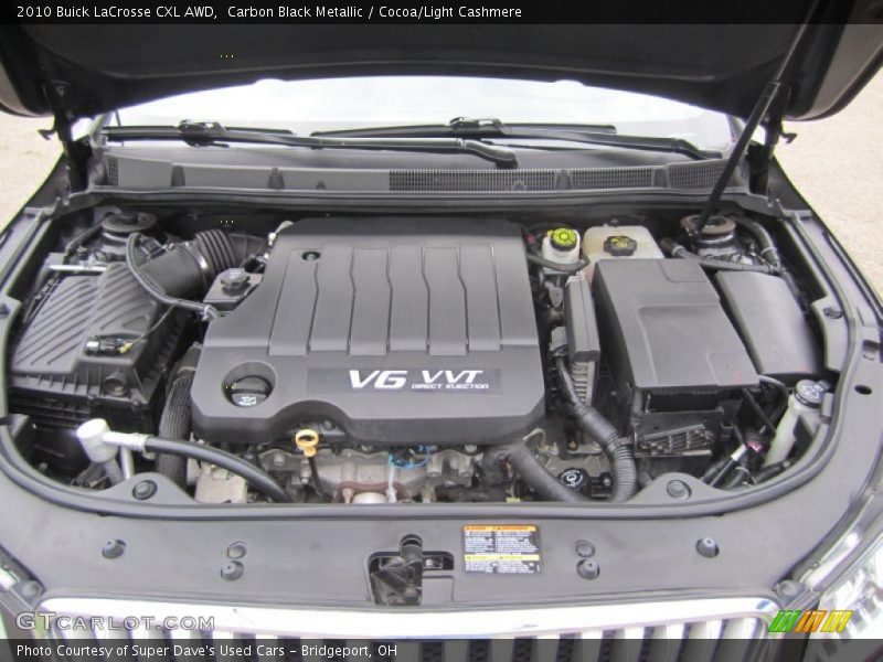 Carbon Black Metallic / Cocoa/Light Cashmere 2010 Buick LaCrosse CXL AWD