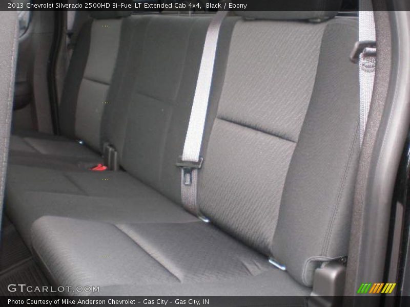 Rear Seat of 2013 Silverado 2500HD Bi-Fuel LT Extended Cab 4x4