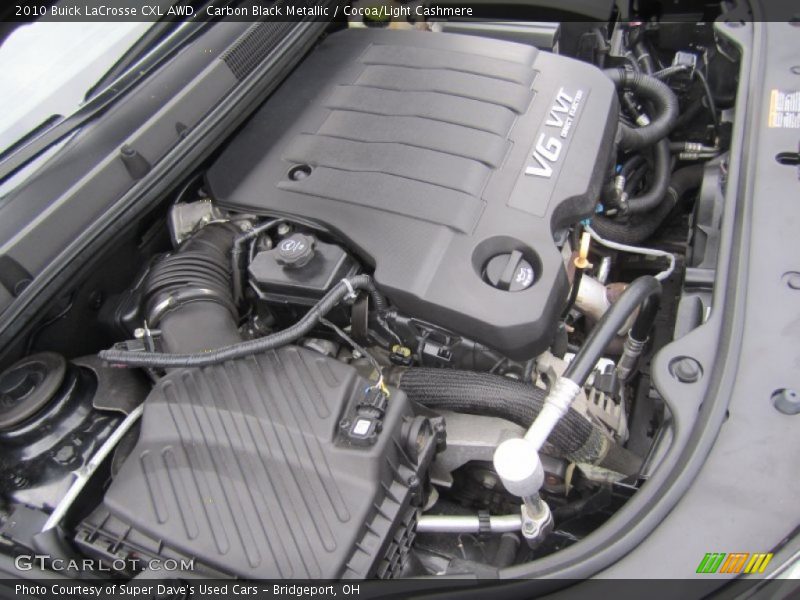 Carbon Black Metallic / Cocoa/Light Cashmere 2010 Buick LaCrosse CXL AWD