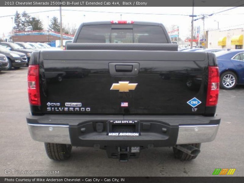 Black / Ebony 2013 Chevrolet Silverado 2500HD Bi-Fuel LT Extended Cab 4x4