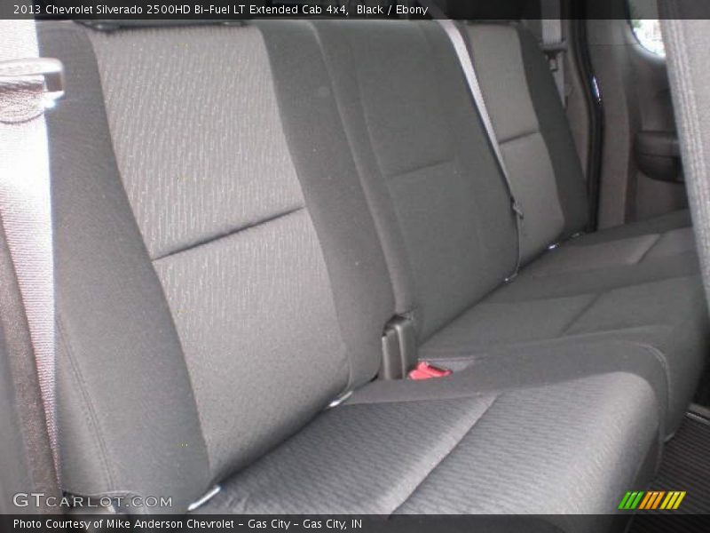 Rear Seat of 2013 Silverado 2500HD Bi-Fuel LT Extended Cab 4x4